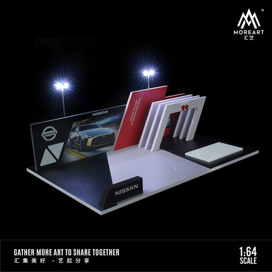 MOREART Nissan Auto Show 1:64 Diorama with LED Lighting 925204 - AUSSIE diecast