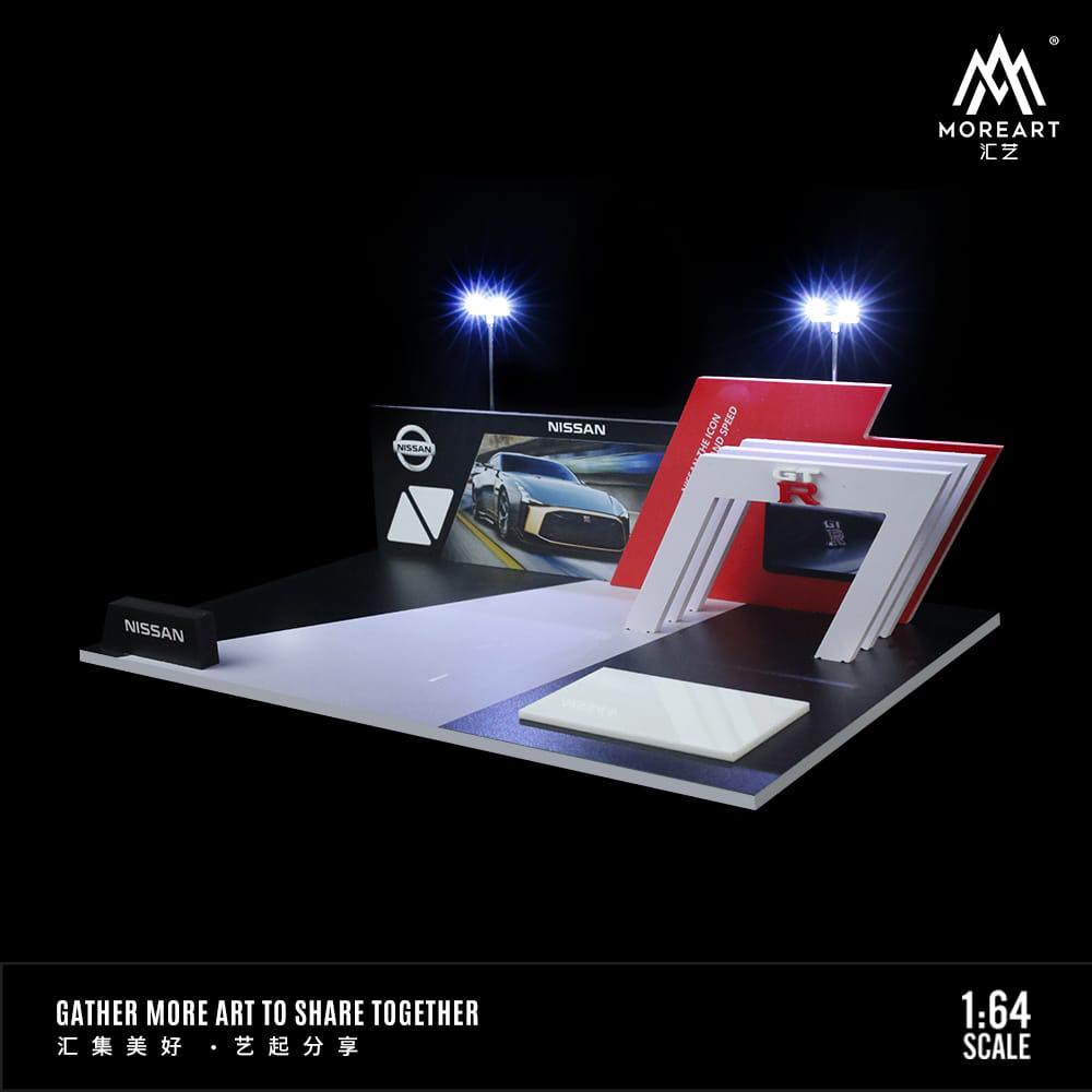 MOREART Nissan Auto Show 1:64 Diorama with LED Lighting 925204 - AUSSIE diecast