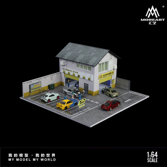 MOREART Morimoto Factory 1:64 Diorama with LED Lighting 936412 - AUSSIE diecast