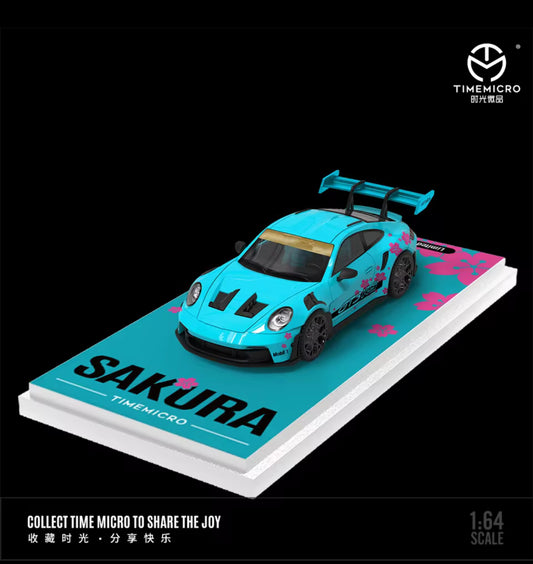Time Micro 1:64 Porsche 992 GT3 RS Sakura