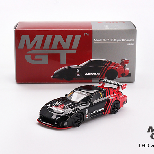 Mini GT 1:64 Mazda RX-7 LB-Super Silhouette Advan #983 - AUSSIE diecast