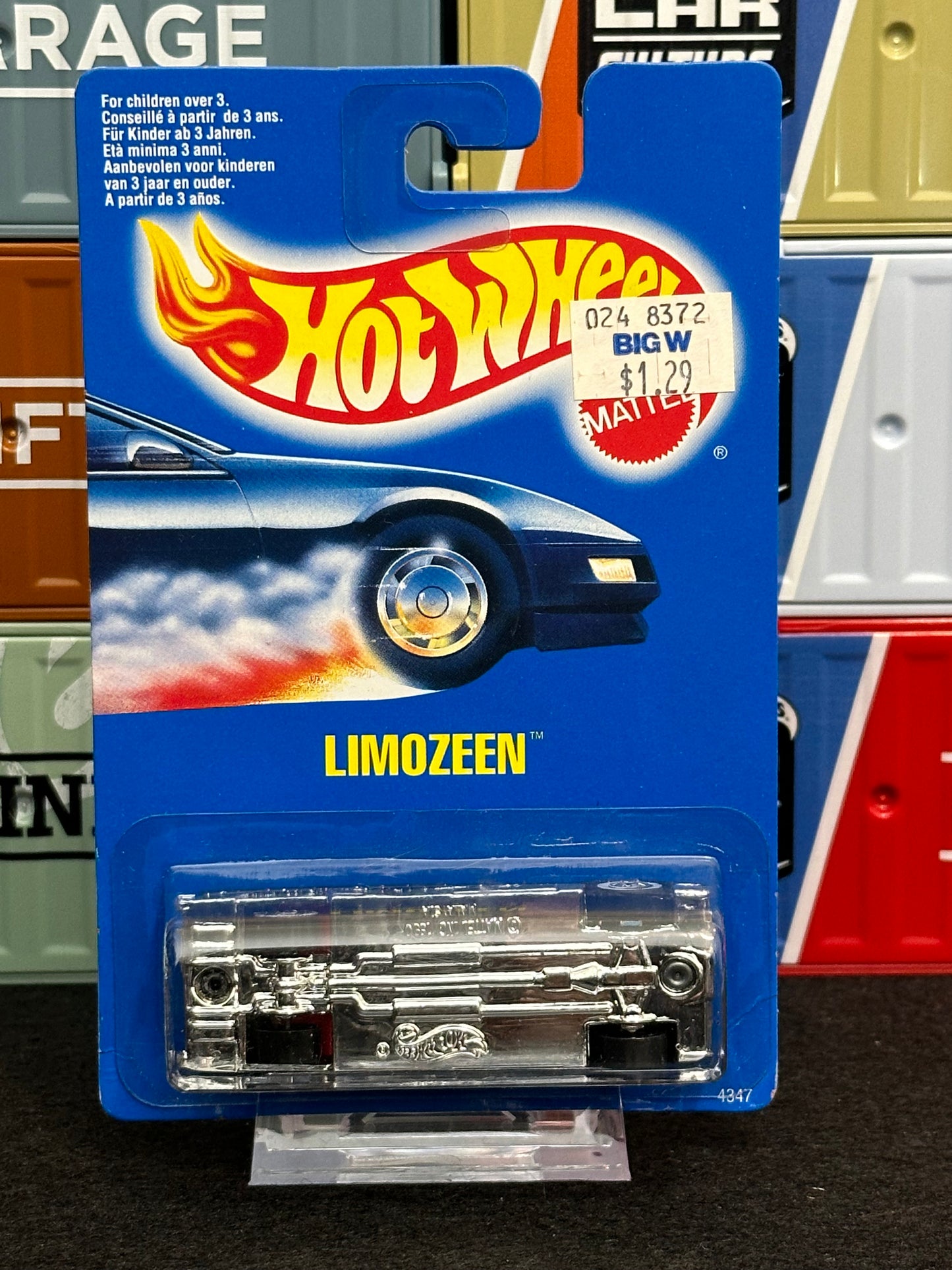 Hot Wheels 1992/94 Limozeen Mainline (Set of 3 Variations) Blue/Black - AUSSIE diecast