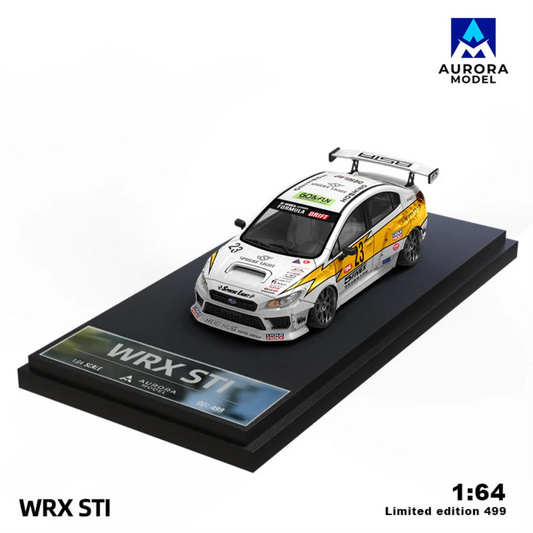 Aurora Model 1:64 Subaru WRX STI Lighting Livery #23 AUSSIE diecast