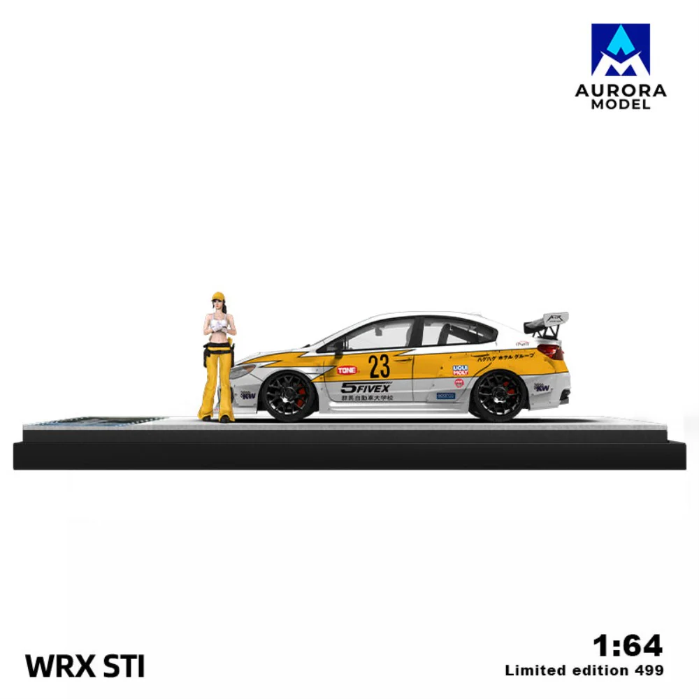 Aurora Model 1:64 Subaru WRX STI Lighting Livery #23 AUSSIE diecast