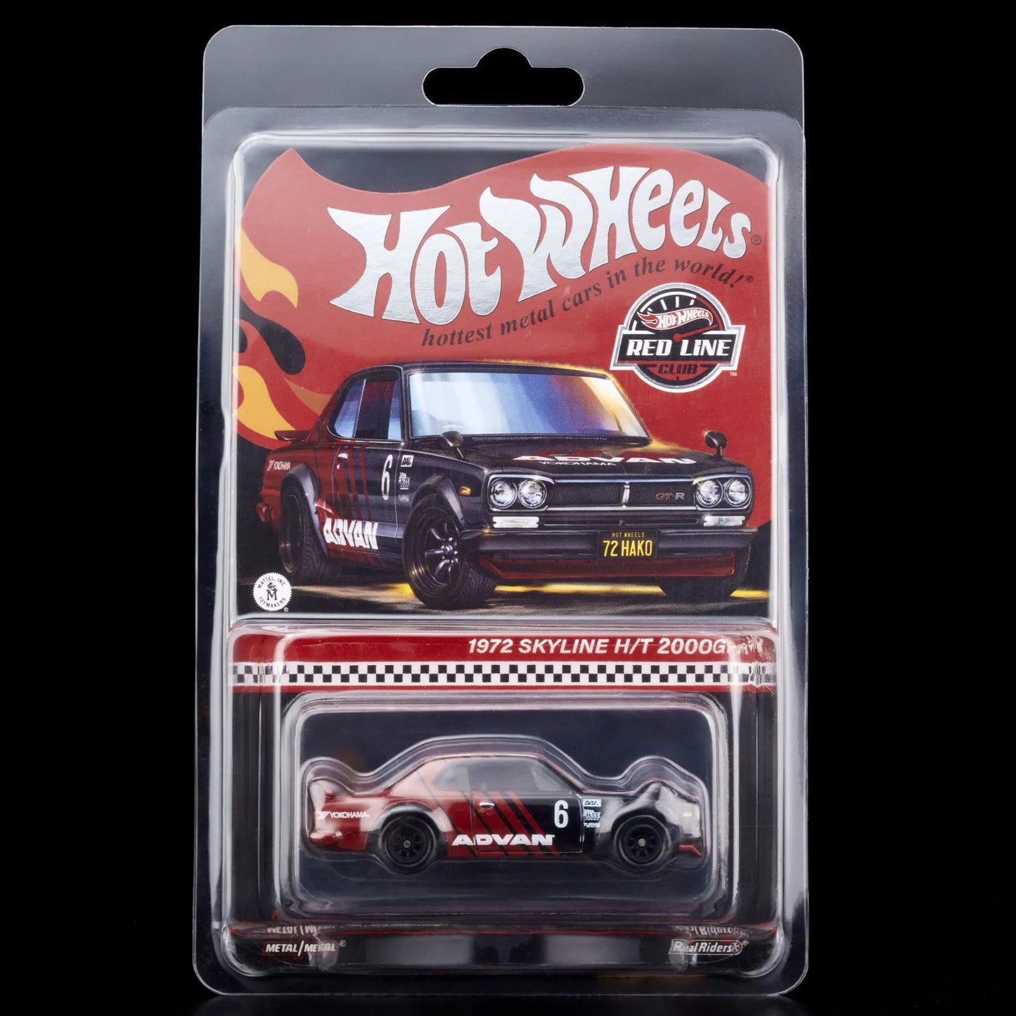 Hot Wheels 2024 RLC 1972 Skyline H/T 2000GT-R Advan - AUSSIE diecast