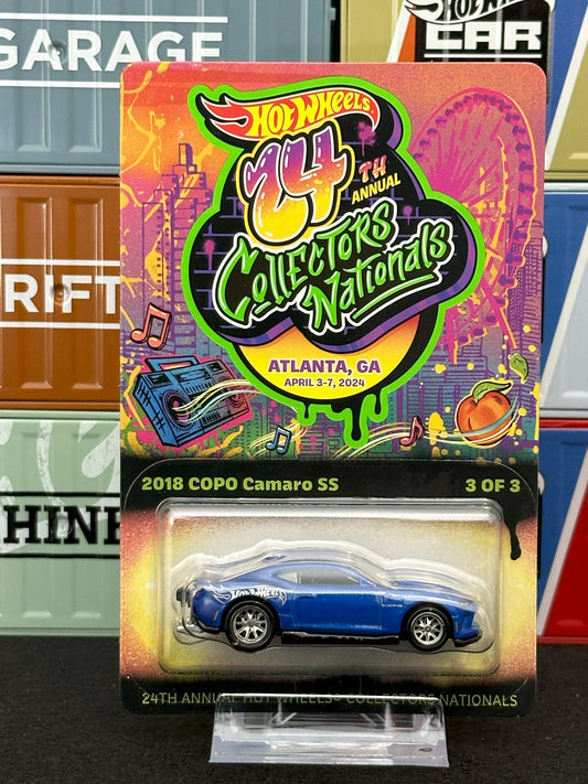 Hot Wheels 2024 Atlanta 24th Nationals 2018 Copo Camaro SS 03406/04000 - AUSSIE diecast