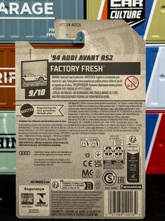 Hot Wheels 2024 '94 Audi Avant RS2 Mainline 133/250 - AUSSIE diecast