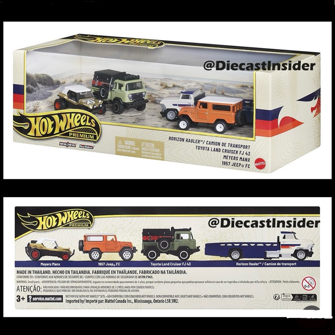 Hot Wheels Premium 2026 Offroad Diorama Box Set GMH39 Mix 1 - AUSSIE diecast