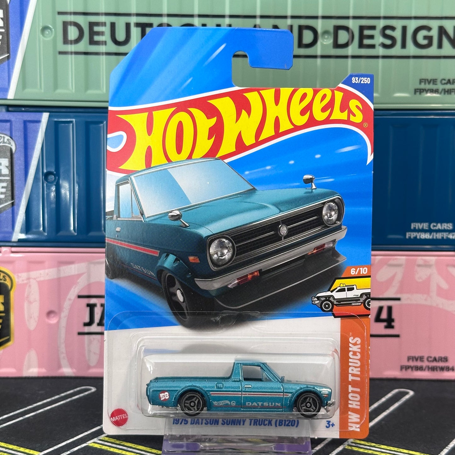 Hot Wheels 2025 1975 Datsun Sunny Truck (B120) Mainline 93/250