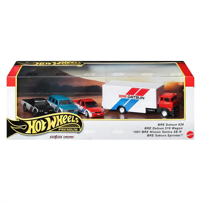 Hot Wheels 2024 Premium Diorama Box Set - BRE Datsun (HRT52) - AUSSIE diecast