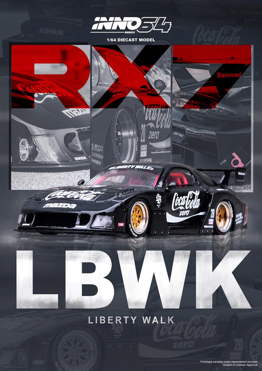 INNO64 LBWK RX-7 FD3S LB-Super Silhouette Coca-cola