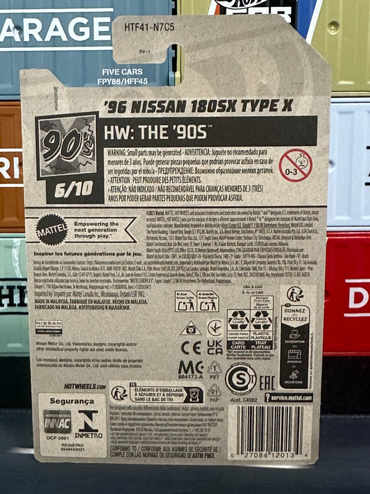 Hot Wheels Super Treasure Hunt 96 Nissan 180SX Type X 2024 - AUSSIE diecast
