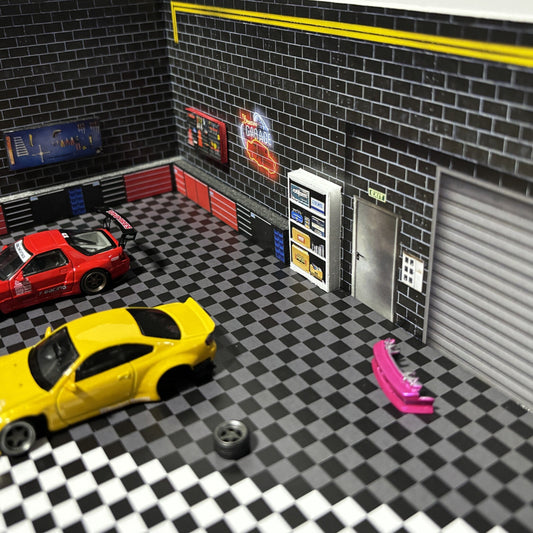 Mr Dioramas Dream Garage Workshop 1:64 Diorama Scene - AUSSIE diecast