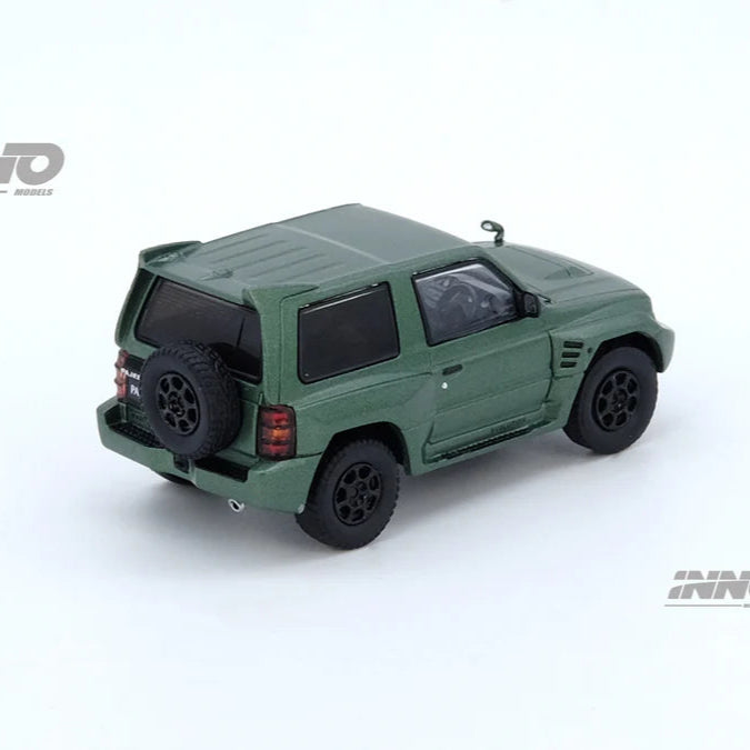 INNO64 Mitsubishi Pajero Evolution Satin Green - AUSSIE diecast