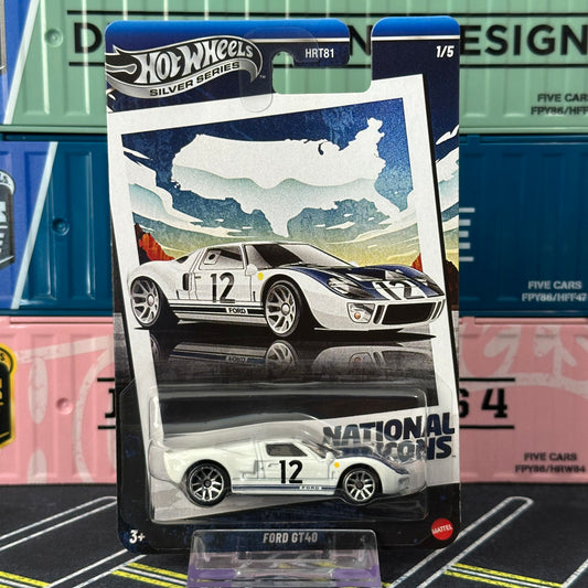 Hot Wheels Silver 2025 National Icons Mix 2