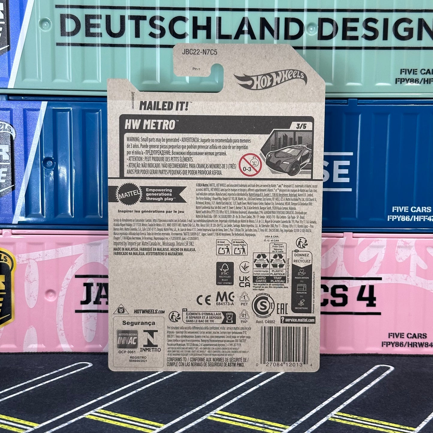 Hot Wheels 2025 Mailed It! Regular Treasure Hunt 57/250 Mainline