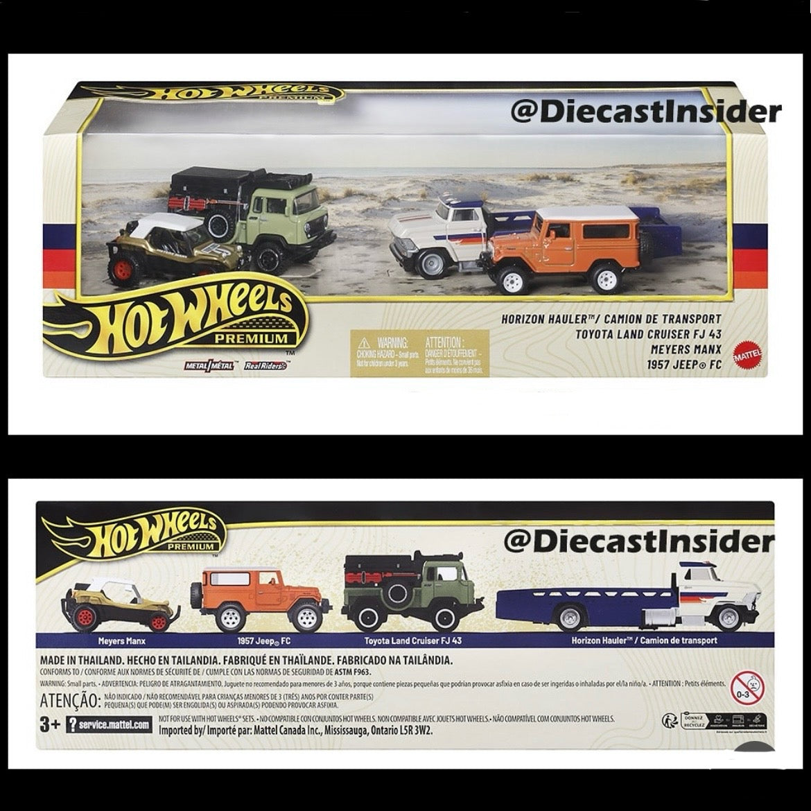 Hot Wheels Premium 2026 Offroad Diorama Box Set GMH39 Mix 1 - AUSSIE diecast