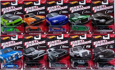 Hot Wheels 2023 Fast & Furious Mix A - Set of 10 (HNR88) - AUSSIE diecast