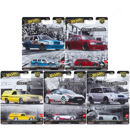 Hot Wheels 2025 Car Culture Fast Wagons (FPY86)