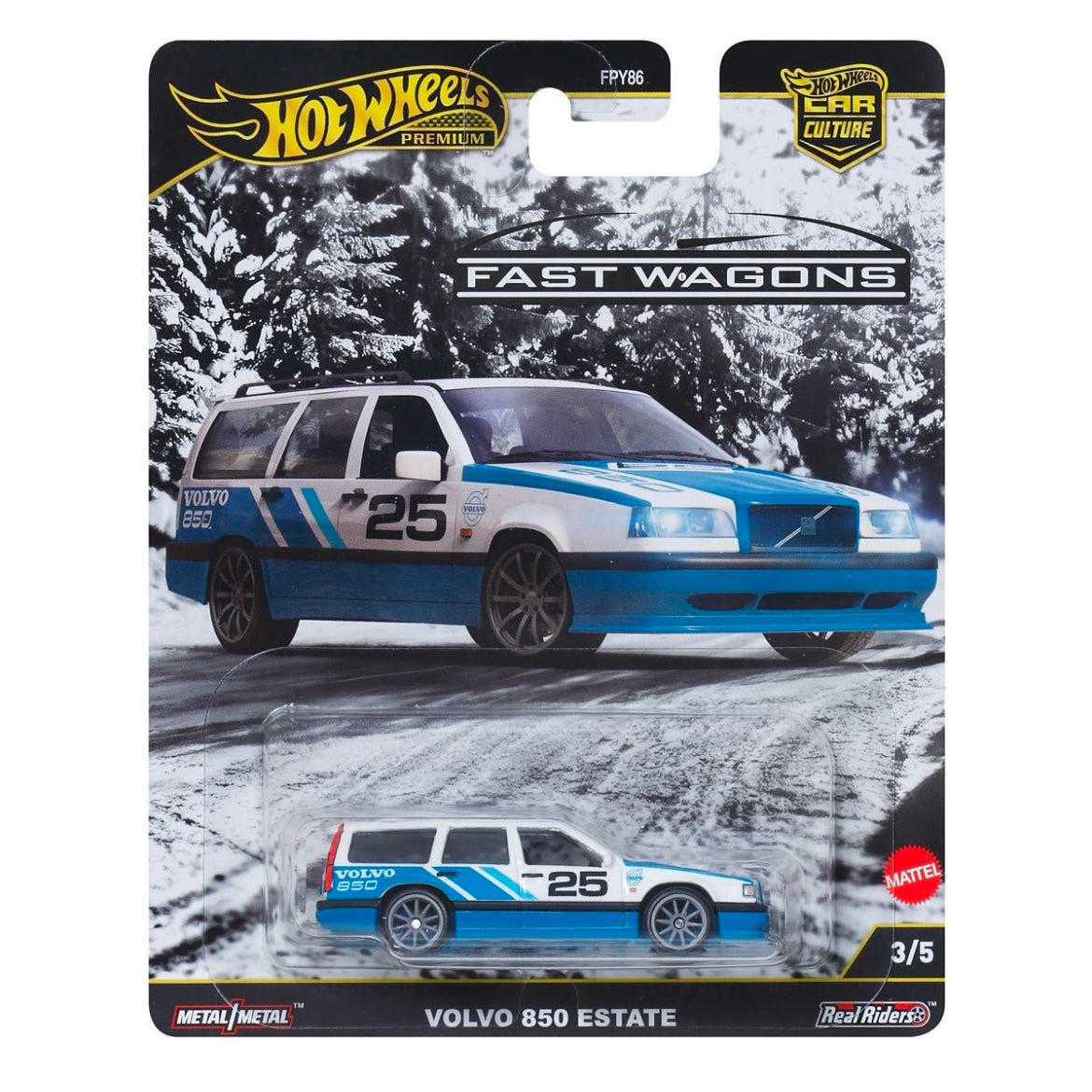Hot Wheels 2025 Car Culture Fast Wagons (FPY86)