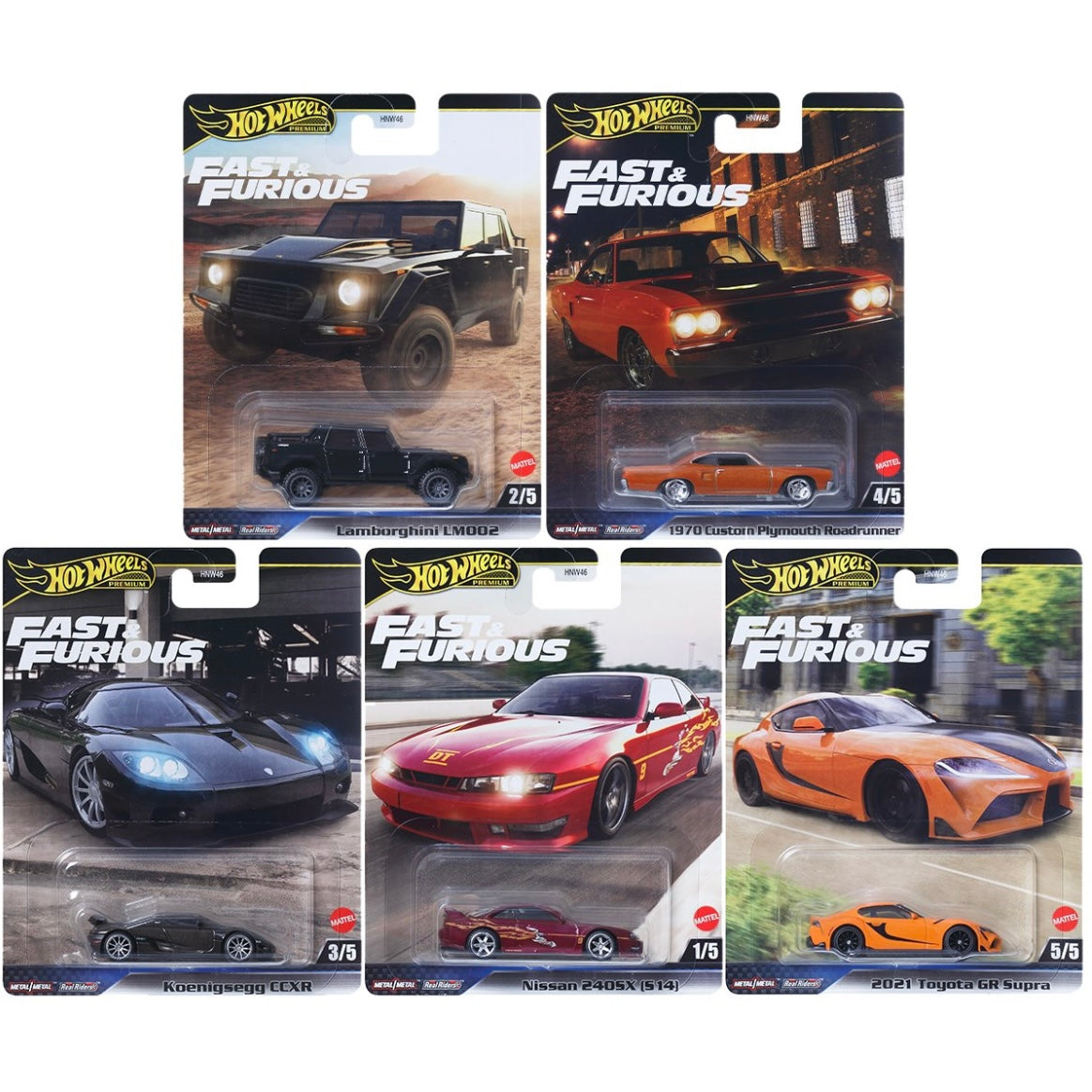 *PREORDER* Hot Wheels Premium 2025 Fast & Furious Mix L HNW46