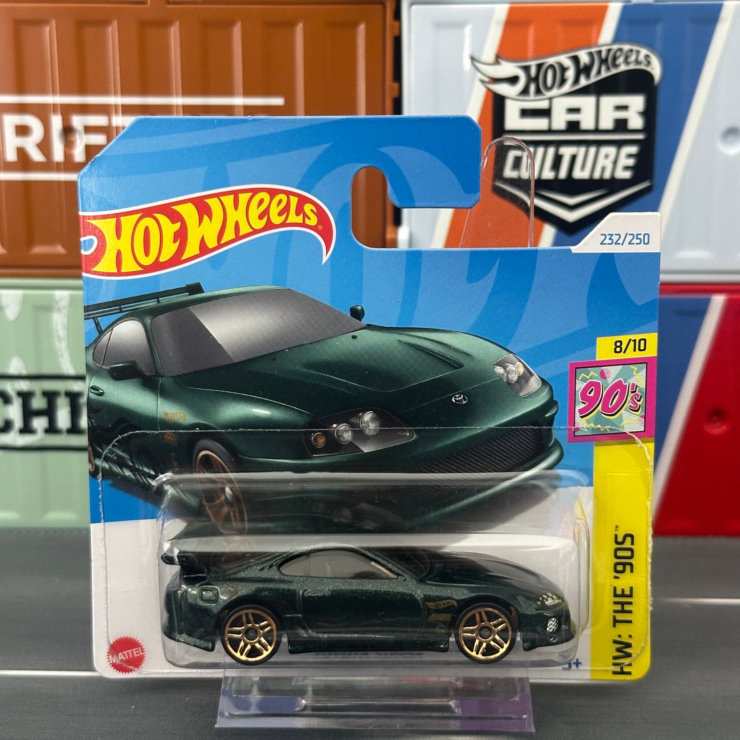 Hot Wheels 2024 Toyota Supra Mainline Green Mainline 232/250 - AUSSIE diecast