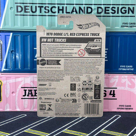 Hot Wheels 2025 1978 Dodge Li'L Red Express Truck Mainline 173/250