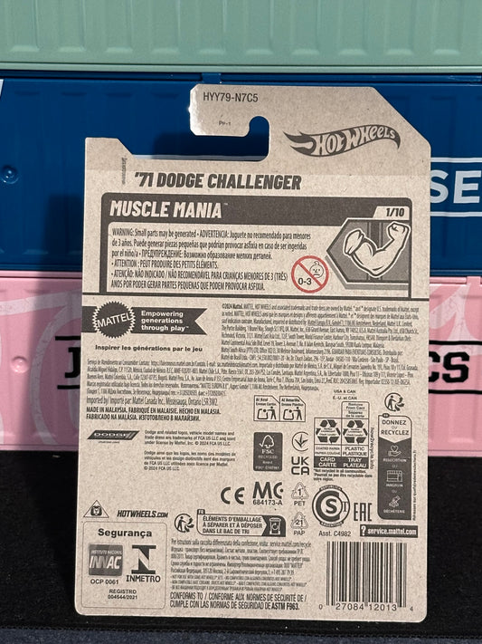 Hot Wheels 2025 '71 Dodge Challenger Mainline 131/250