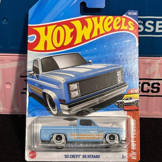 Hot Wheels 2025 ‘83 Chevy Silverado 157/250 Teal - AUSSIE diecast