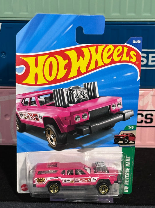 Hot Wheels 2025 Cruise Bruiser Mainline 91/250 Pink Long Card - AUSSIE diecast