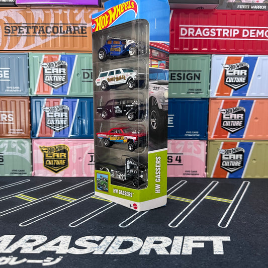 Hot Wheels 2025 HW Gassers 5 Car Pack (JBJ84)