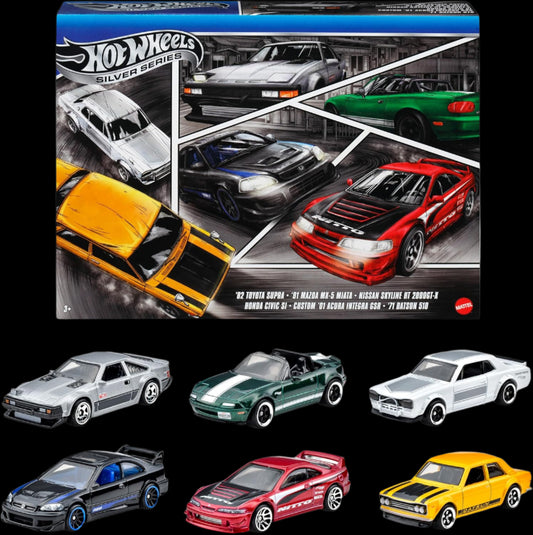 Hot Wheels 2025 Streets of Japan Box set also with 6 loose cars shown