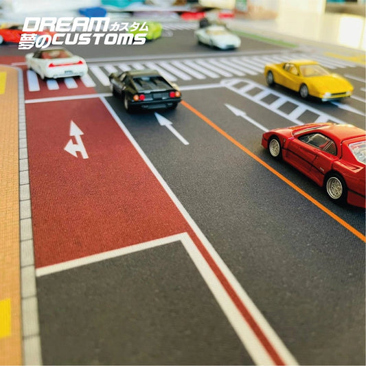 Dream Customs Japan Street XL Desktop Diorama Mat XL4 - AUSSIE diecast