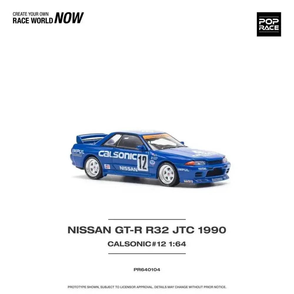 POP RACE NISSAN SKYLINE GT-R R32 CALSONIC - AUSSIE diecast