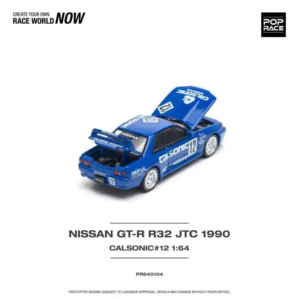 POP RACE NISSAN SKYLINE GT-R R32 CALSONIC - AUSSIE diecast