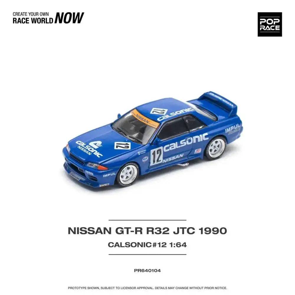 POP RACE NISSAN SKYLINE GT-R R32 CALSONIC - AUSSIE diecast