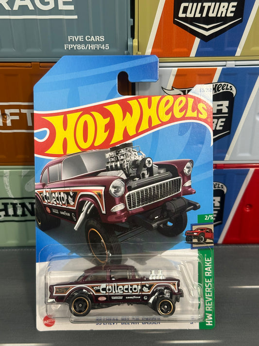 Hot Wheels 2024 ‘55 Chevy Bel Air Gasser Mainline 63/250 - AUSSIE diecast