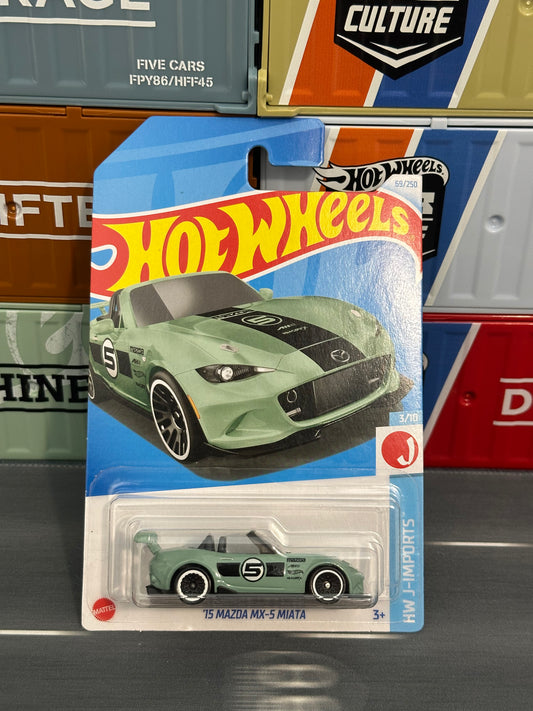 Hot Wheels 2024 ‘15 Mazda MX-5 Miata Mainline 69/250 - AUSSIE diecast