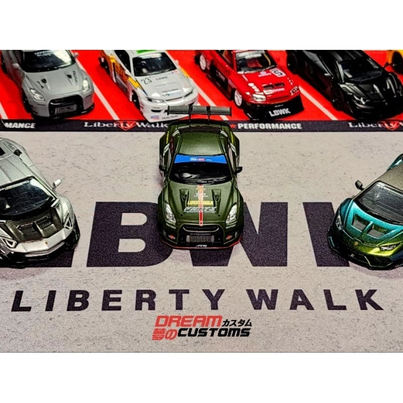 Dream Customs LBWK Japan Showroom Desktop Diorama Mat S9 - AUSSIE diecast