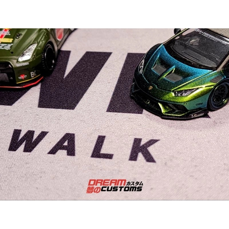 Dream Customs LBWK Japan Showroom Desktop Diorama Mat S9 - AUSSIE diecast