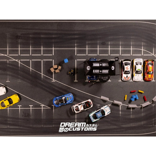 Dream Customs Odaiba Drift Park Desktop Diorama Mat XL13 - AUSSIE diecast