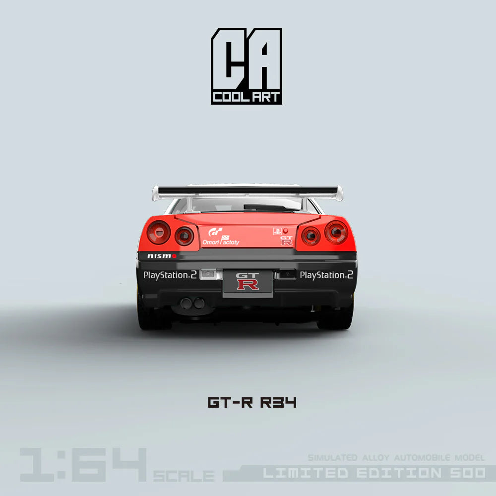 COOL ART 1:64 Nissan Skyline GT-R R34 - Gran Tourismo - AUSSIE diecast