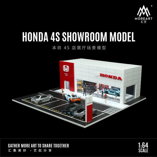 *PREORDER* MOREART Honda Showroom 1:64 Diorama with LED Lighting - AUSSIE diecast