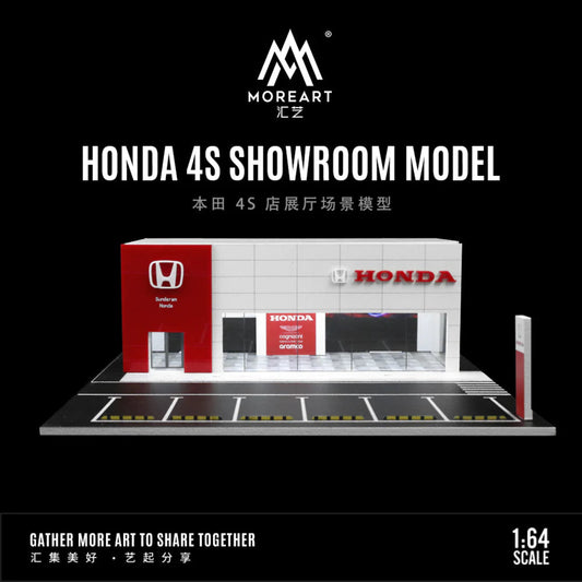 *PREORDER* MOREART Honda Showroom 1:64 Diorama with LED Lighting - AUSSIE diecast