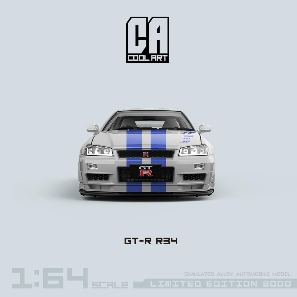*PREORDER* COOL ART 1:64 Nissan Skyline GT-R R34 - Fast & Furious - AUSSIE diecast