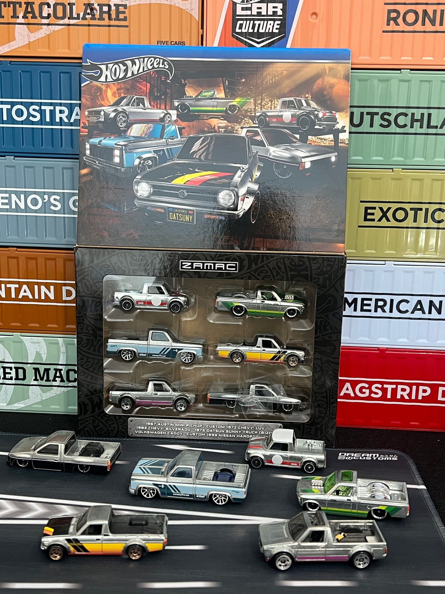 Hot Wheels 2024 Zamac 6 Car Boxed Set (HRX57) - AUSSIE diecast