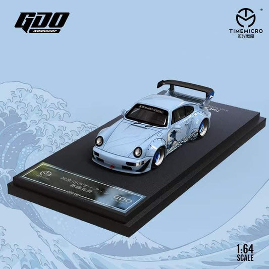 Time Micro x GDO 1:64 Porsche 964 RWB Kanagawa Surfing - AUSSIE diecast