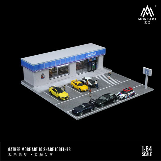 MOREART Lawson Store 3D Cube Scene 1:64 Diorama with LED Lighting - AUSSIE diecast