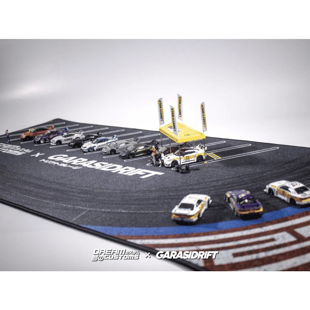 Dream Customs x GarasiDrift Initiate XL 1:64 Diorama Mat IDE11 XLGD - AUSSIE diecast