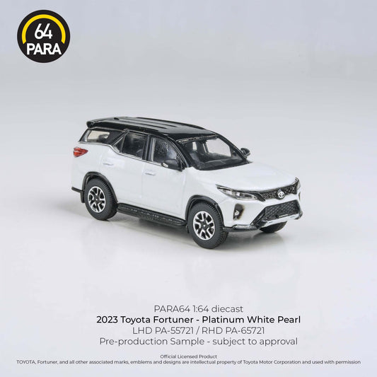 PARA64 1:64 2023 Toyota Fortuna - White Pearl - AUSSIE diecast